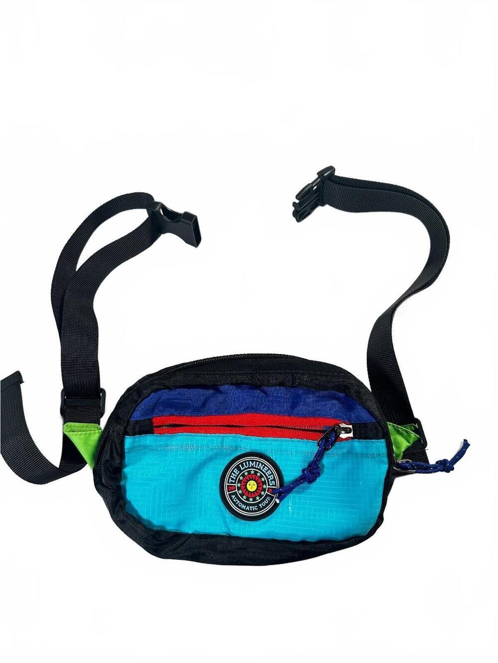 The Lumineers Automatic Tour 2025 VIP Fanny Pack Belt Bag Colorblock